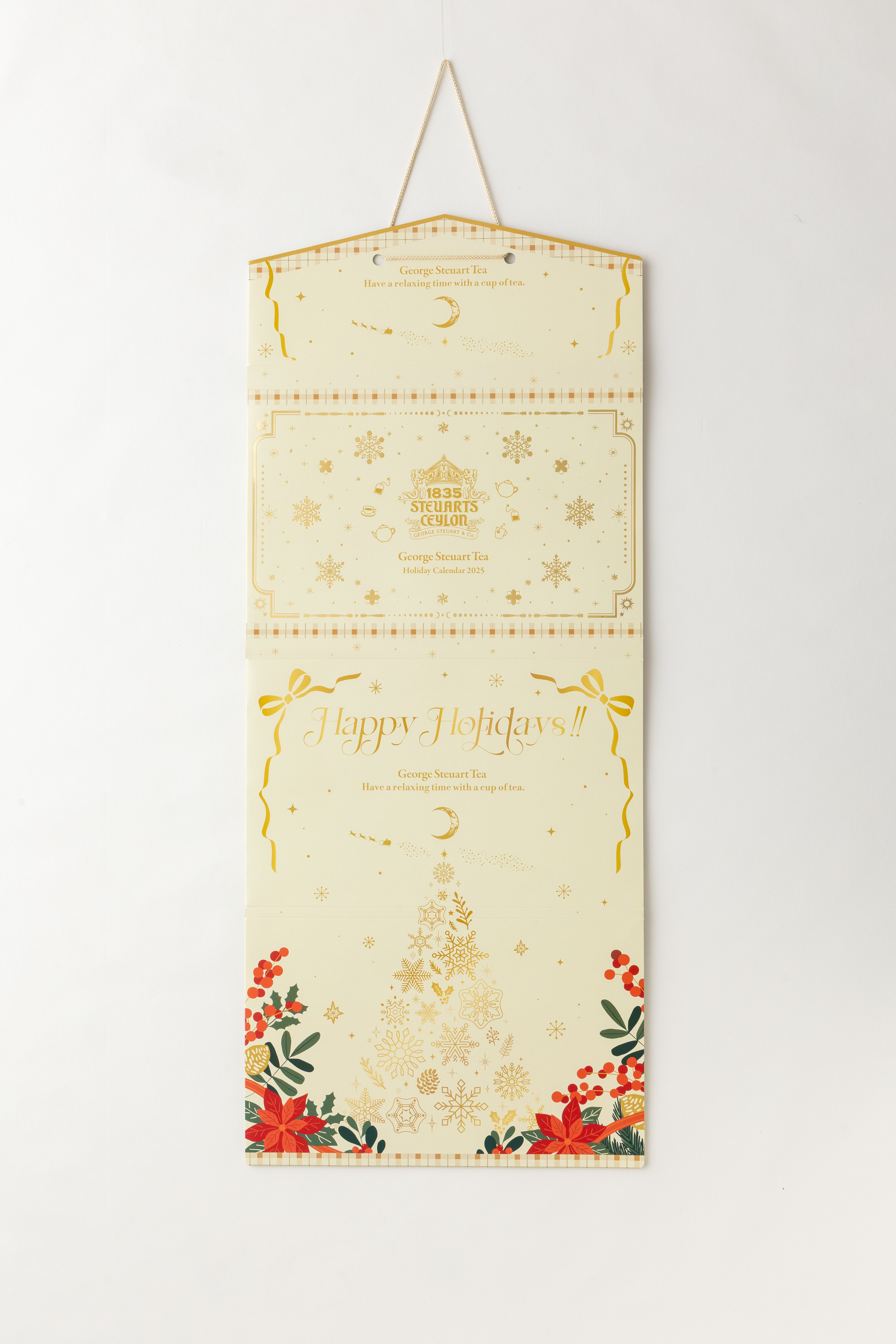 【ラッピング付】アドベントカレンダーと選べるスイーツのセット