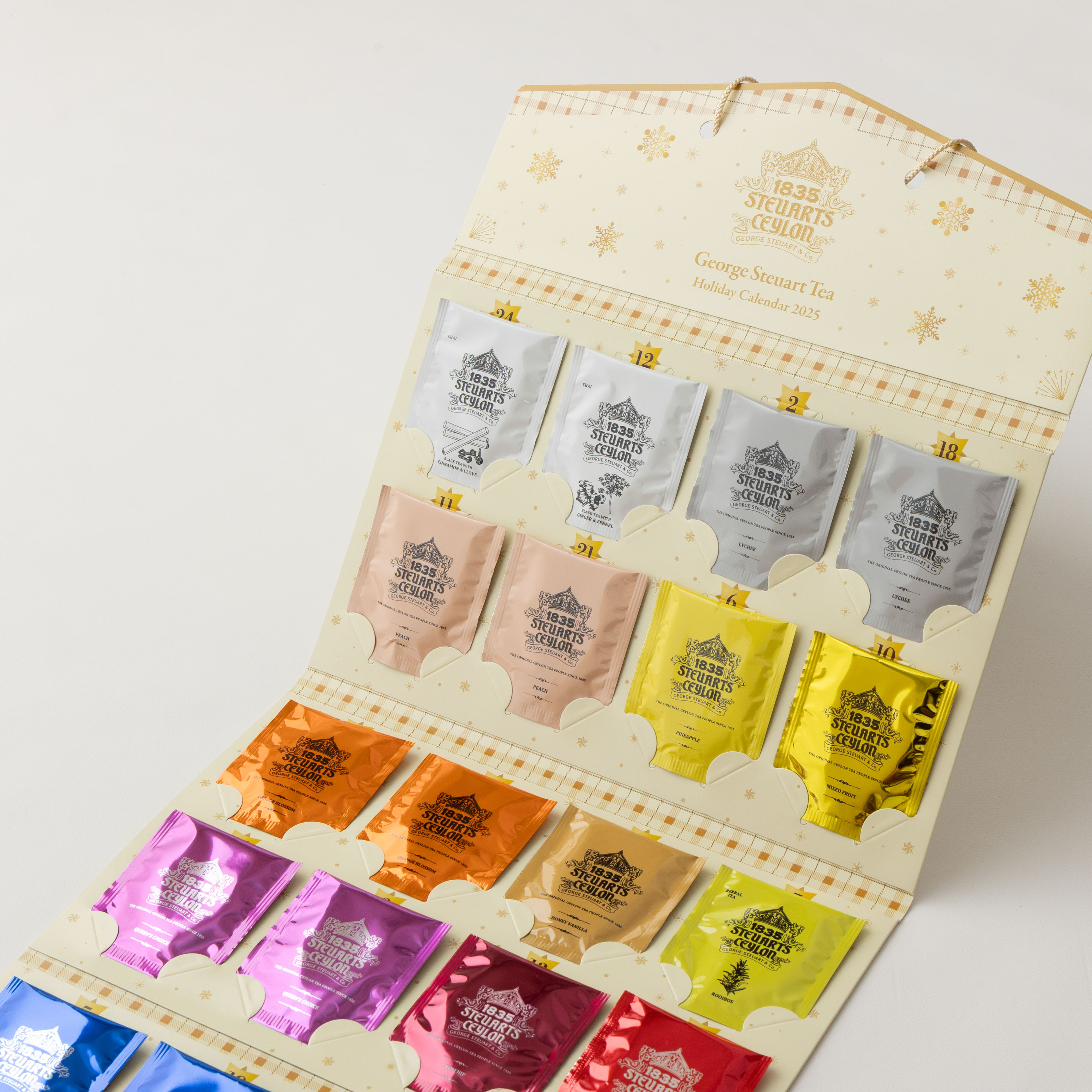 【ラッピング付】アドベントカレンダーと選べるスイーツのセット