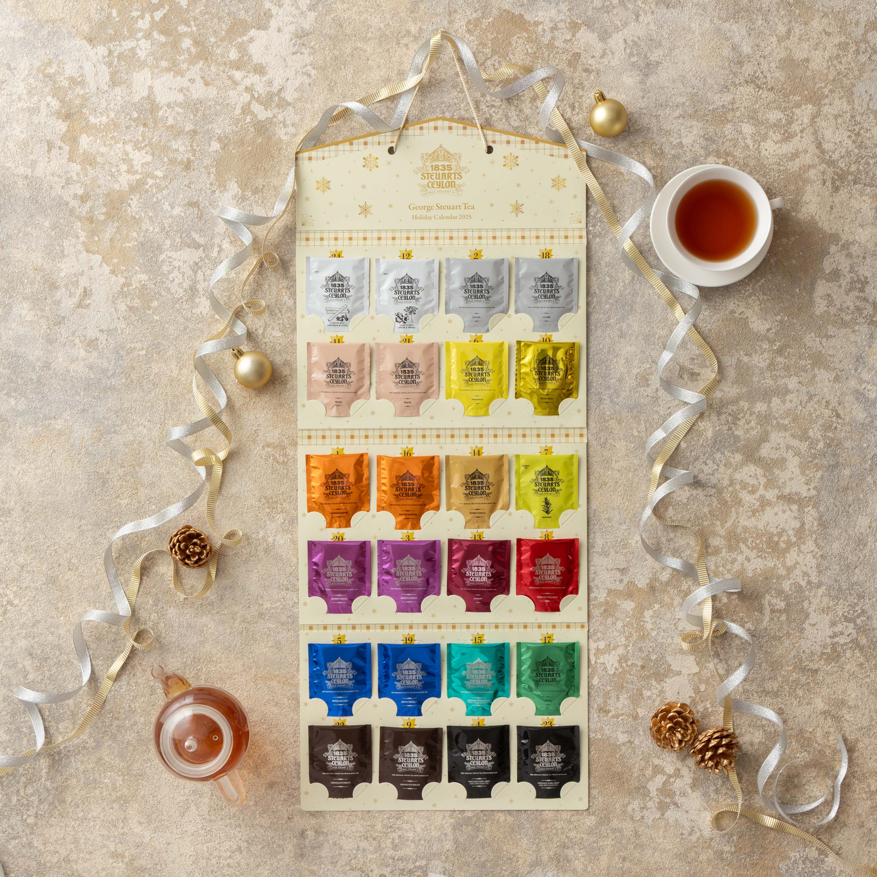 【ラッピング付】アドベントカレンダーと選べるスイーツのセット