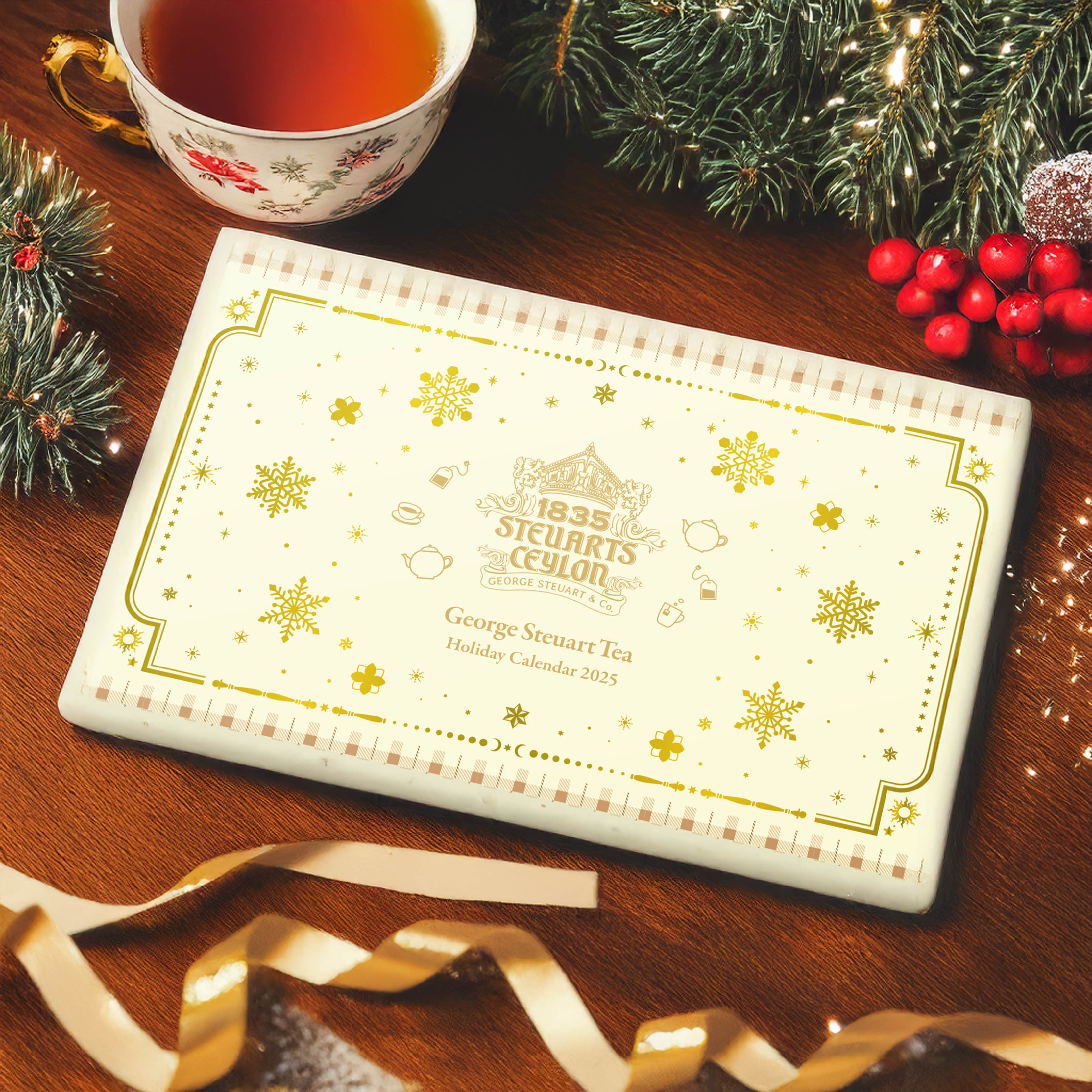 【ラッピング付】アドベントカレンダーと選べるスイーツのセット