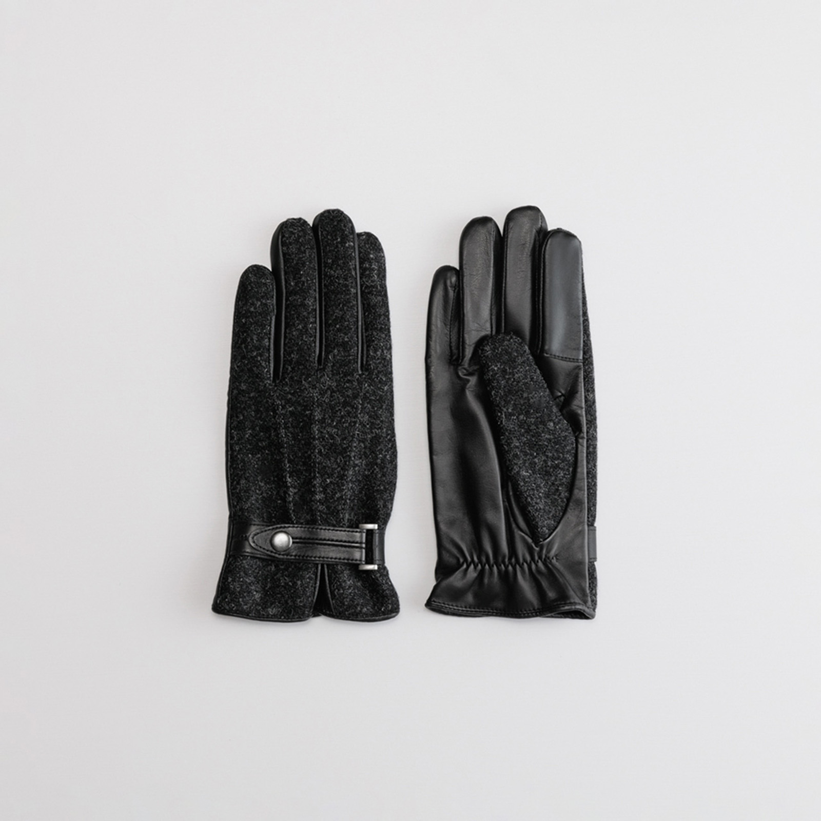 【クリスマス限定ラッピング付】彼氏へのプレゼントに!Harris Tweed グローブとコーヒーのセット