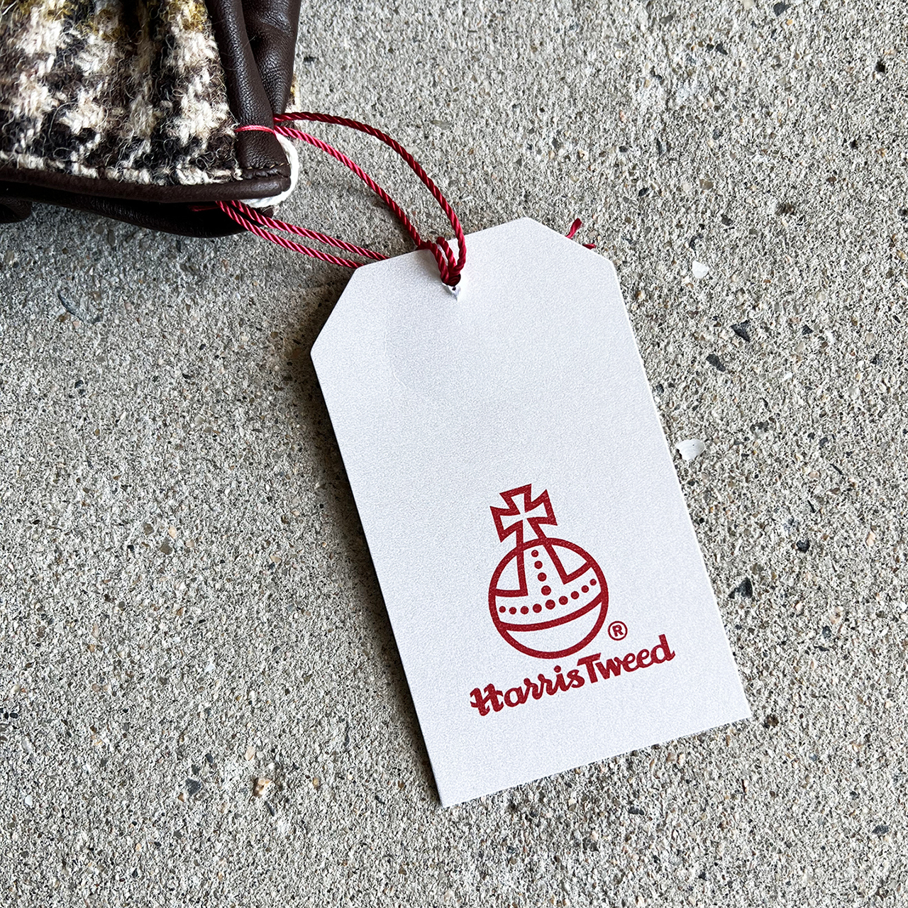 【クリスマス限定ラッピング付】彼氏へのプレゼントに!Harris Tweed グローブとコーヒーのセット