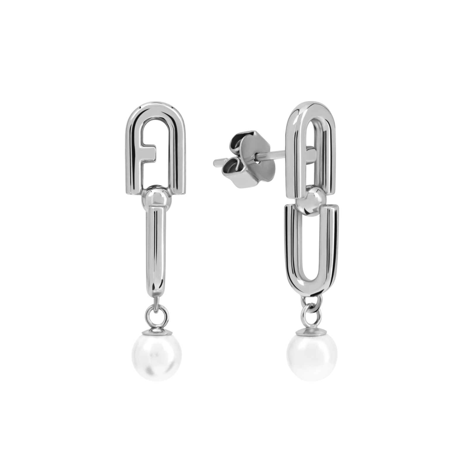 FURLA CHAINED LOGO EARRING / チェーンロゴピアス