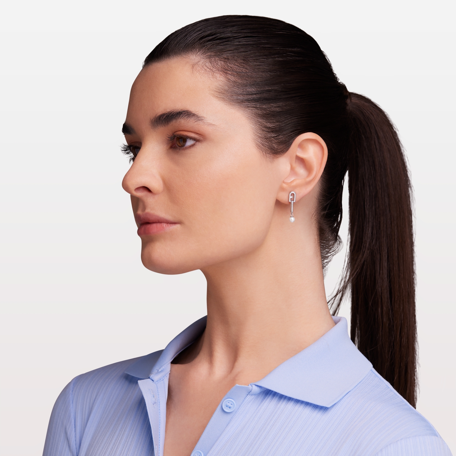FURLA CHAINED LOGO EARRING / チェーンロゴピアス