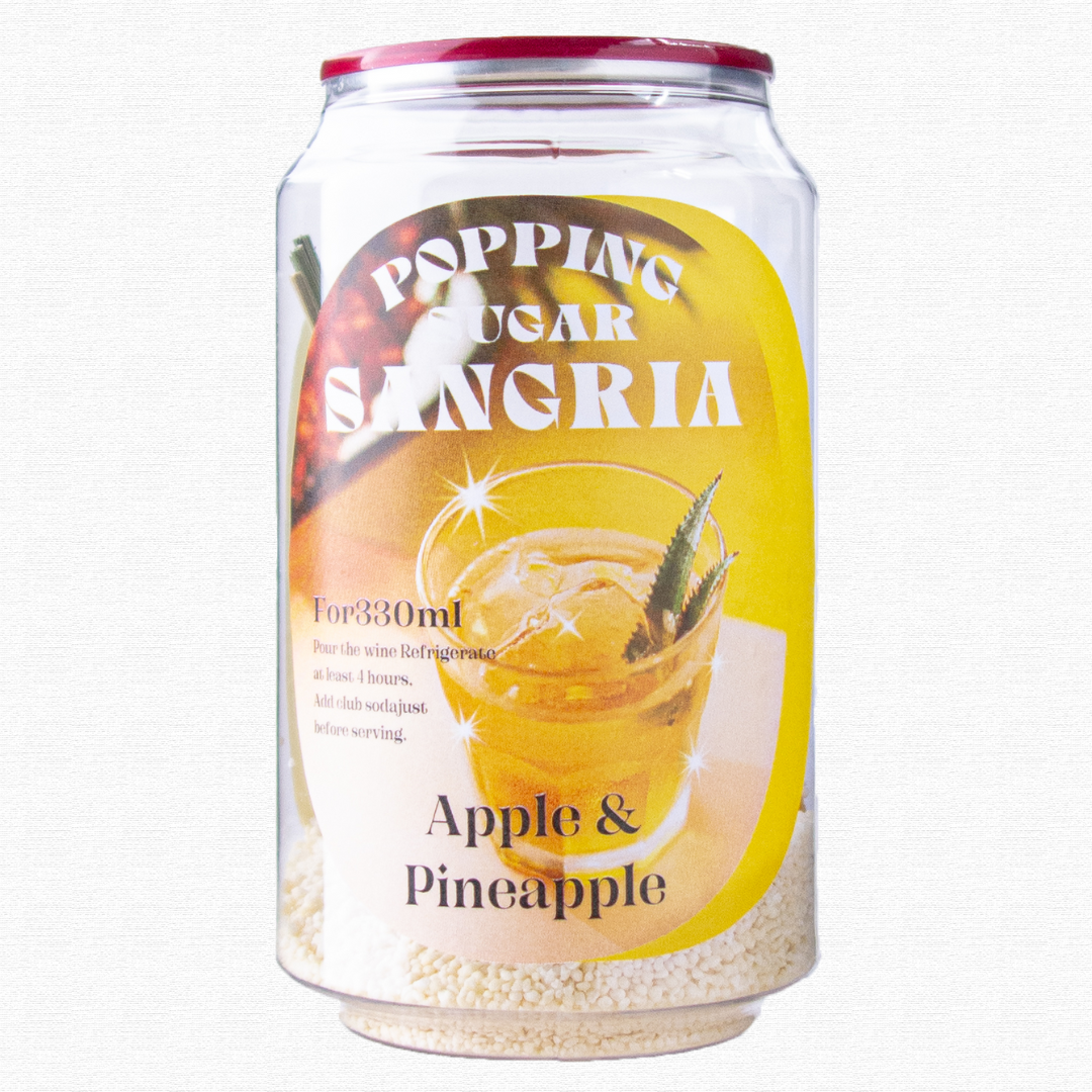 【ワインを注ぐだけで自家製サングリア】缶入りポッピングシュガーサングリア