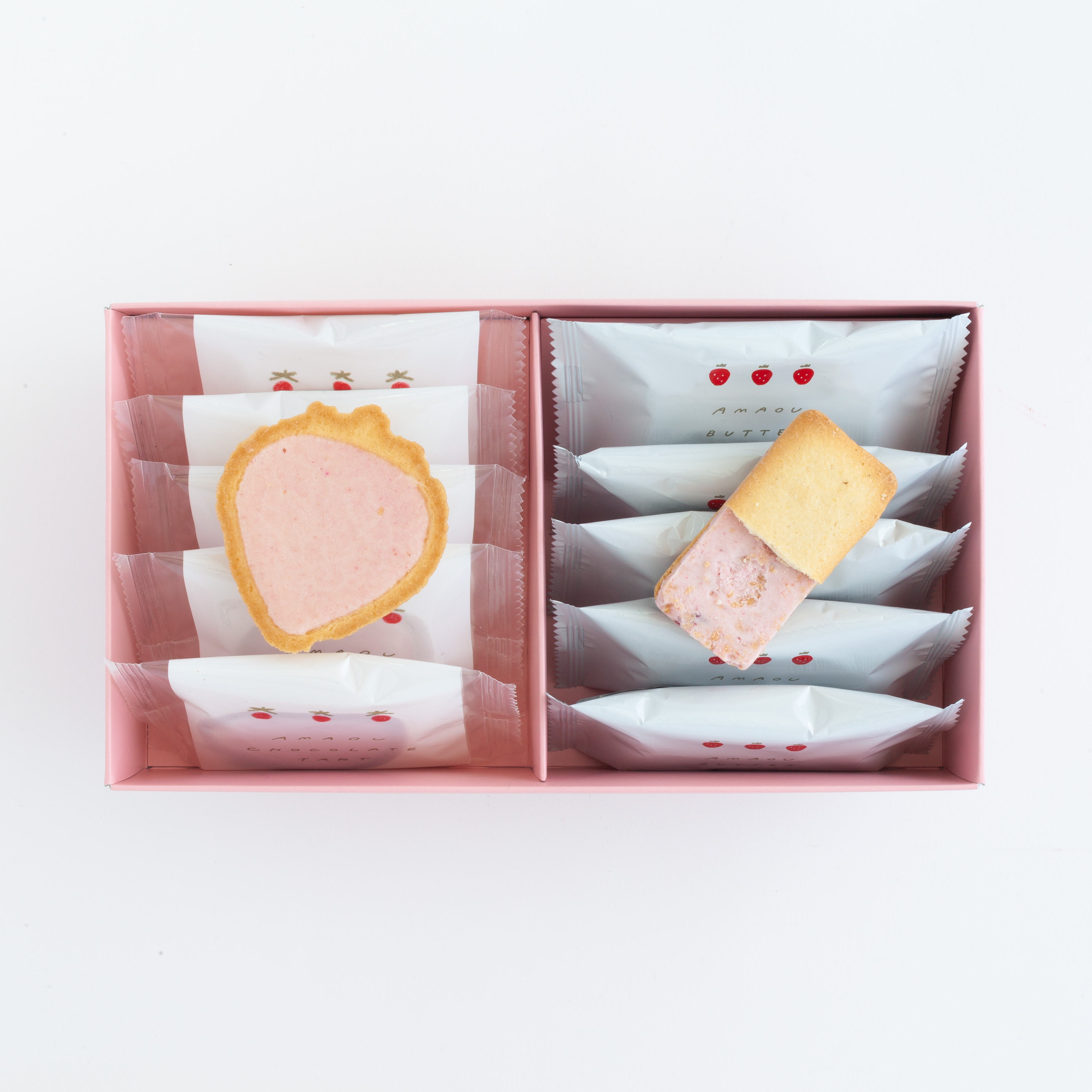 あまおうタルトクッキーとあまおうバターサンドのギフトセットＳ