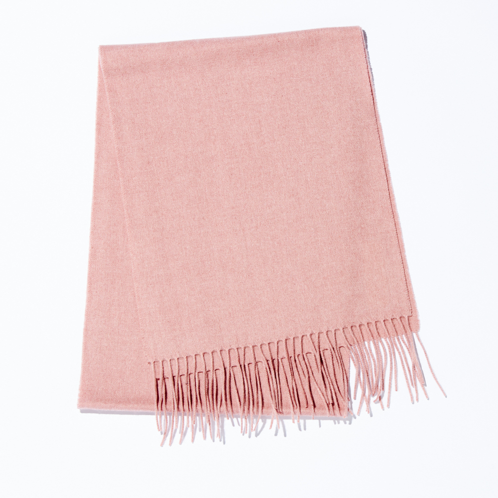 【写真BOX付き・名入れ】一粒ネックレス & カシミヤマフラーギフトセット