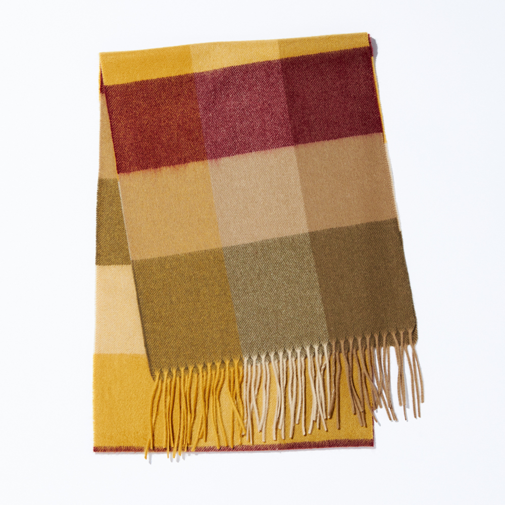 【写真BOX付き・名入れ】一粒ネックレス & カシミヤマフラーギフトセット