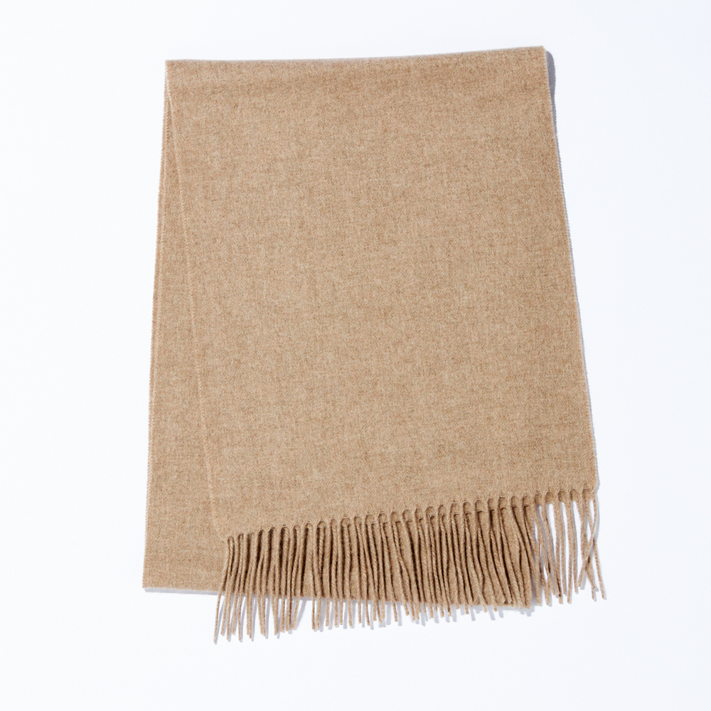 【写真BOX付き・名入れ】一粒ネックレス & カシミヤマフラーギフトセット