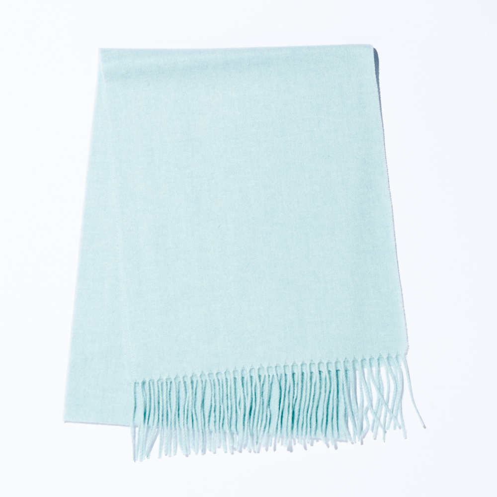 【写真BOX付き・名入れ】一粒ネックレス & カシミヤマフラーギフトセット