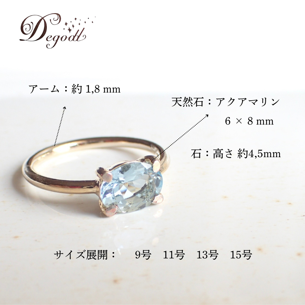 アクアマリンリング