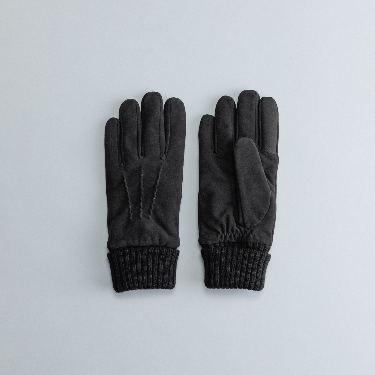 【名入れ/ボックス付】カシミヤ100%マフラーとメンズグローブセット