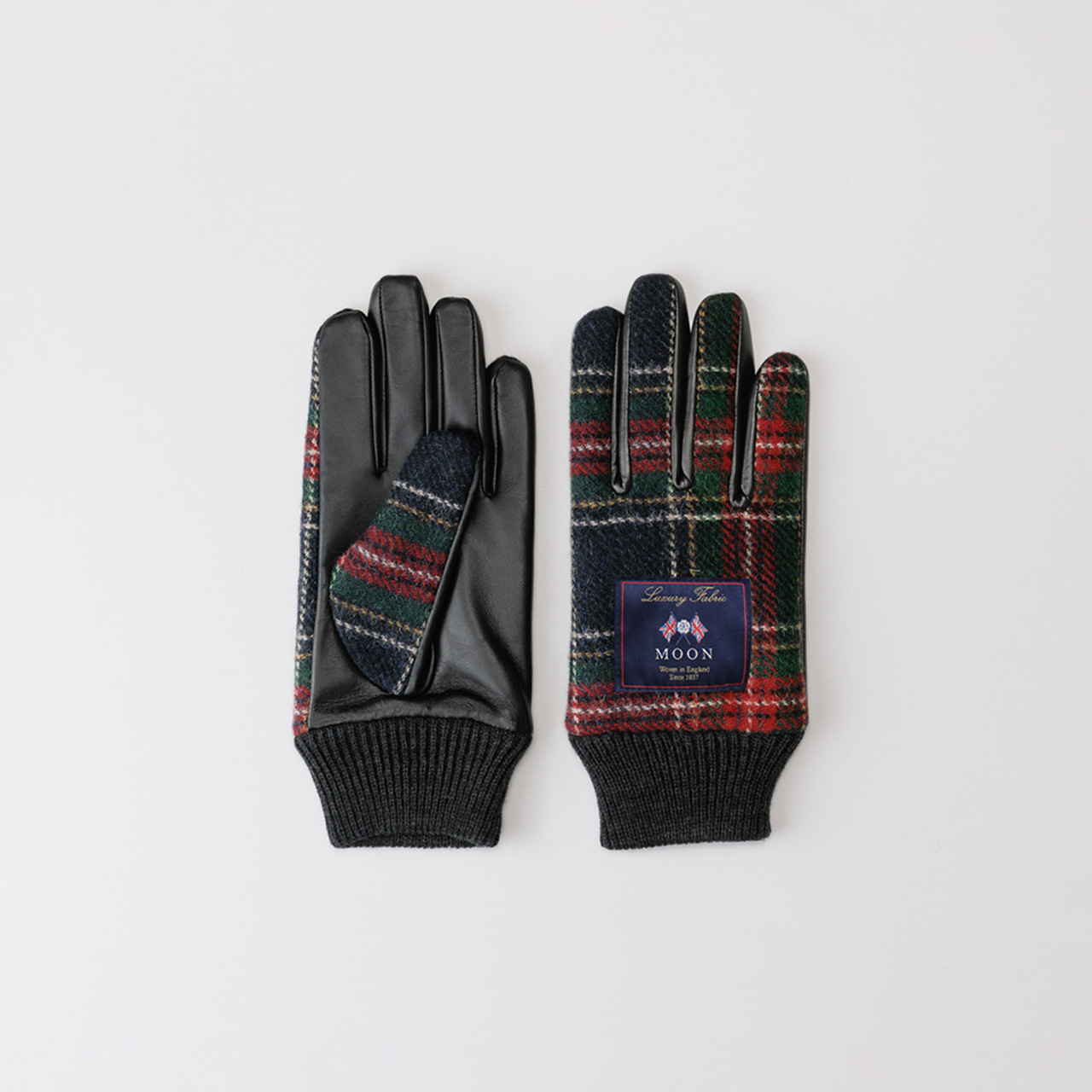 【名入れ/ボックス付】カシミヤ100%マフラーとメンズグローブセット