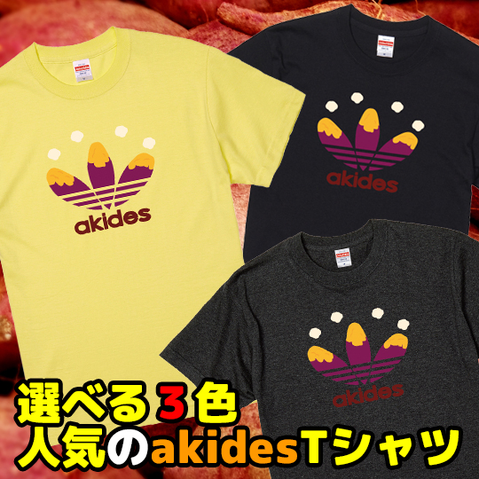 【名入れ対応】遊び心いっぱいのTシャツ おもしろTシャツ「akides」