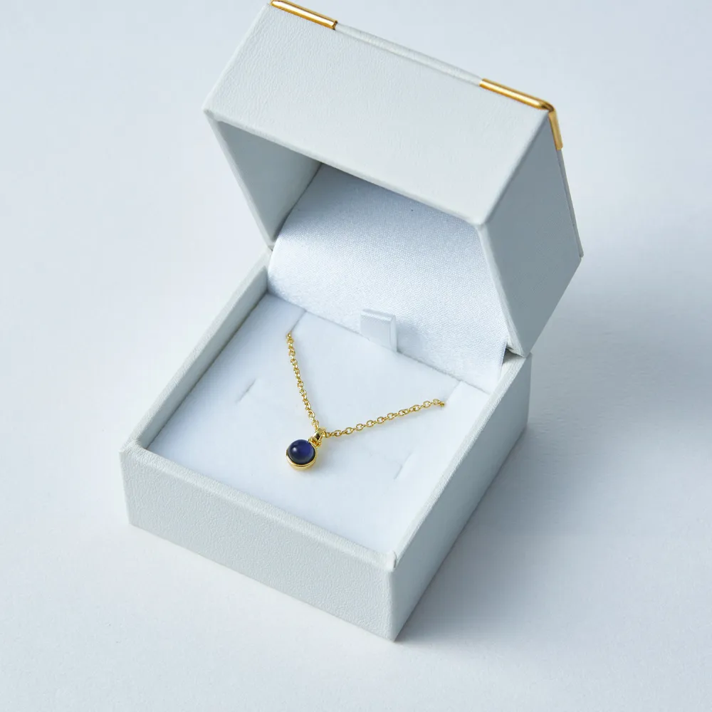 【名入れ/クリスマス限定ボックス付】ムードネックレスとテディウォーマーのセット