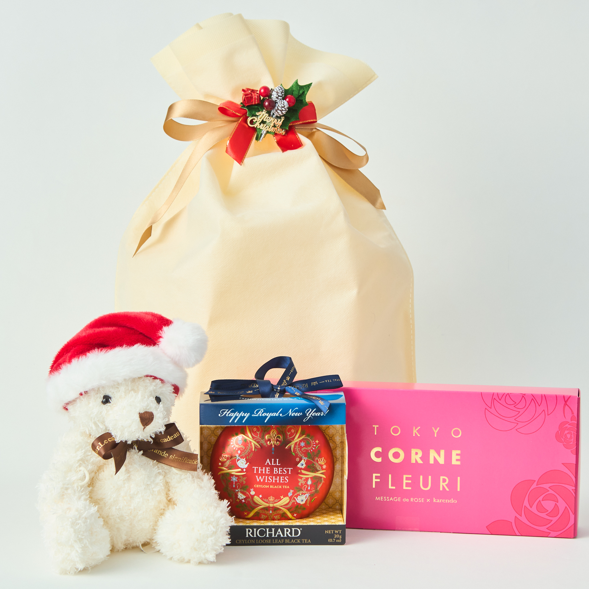 ゴージャス タタードラビット ラージベア クリスマスベア アン