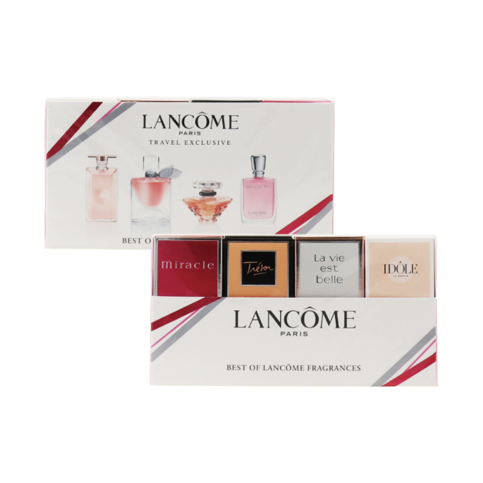 ランコムミニセット EDP （イドル5ml／ラヴィエベル4ml／トレゾア7.5ml／ミラク5ml）