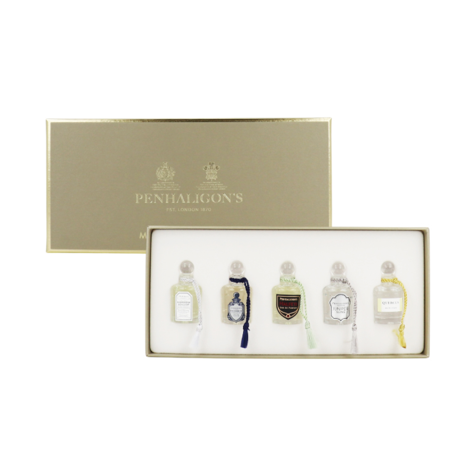 メンズミニチュア コレクション 5mlx5 （ブレナムブーケ／クァーカス／ジュニパースリング／エンディミオンコンサントレ／ハルフェティ）