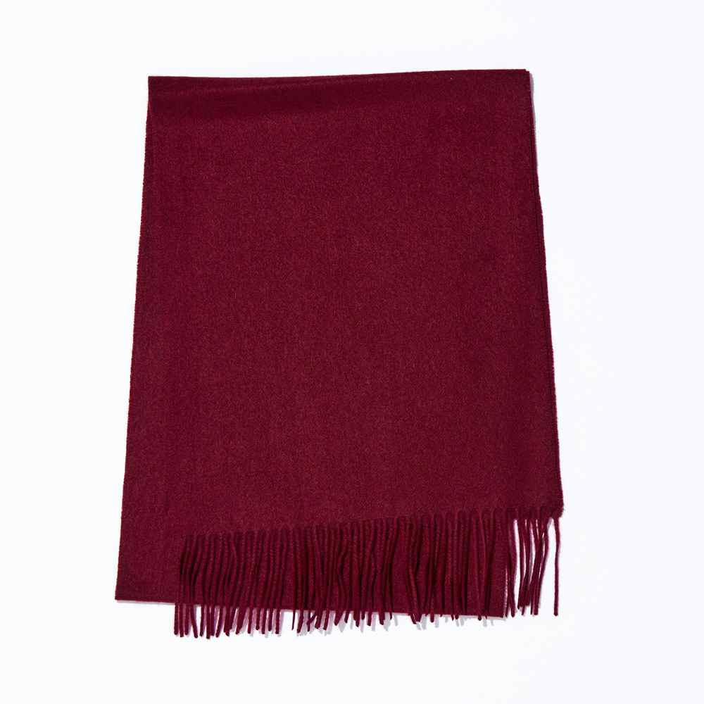 【還暦・刺繍名入れギフト】カシミヤ100%マフラー