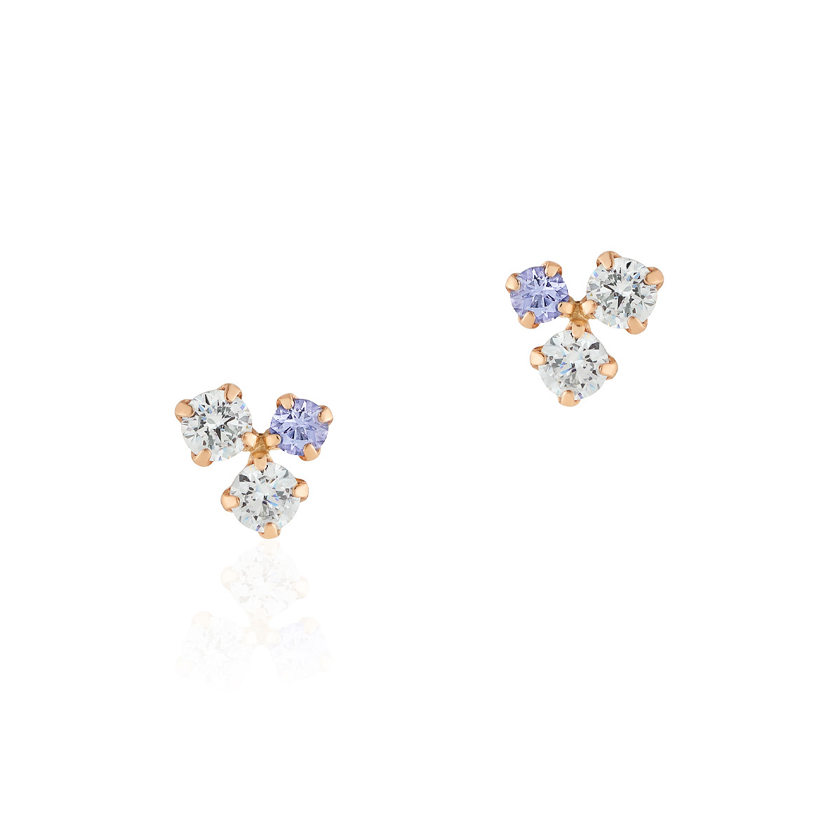 【12月誕生石】K10ピンクゴールド ピアス