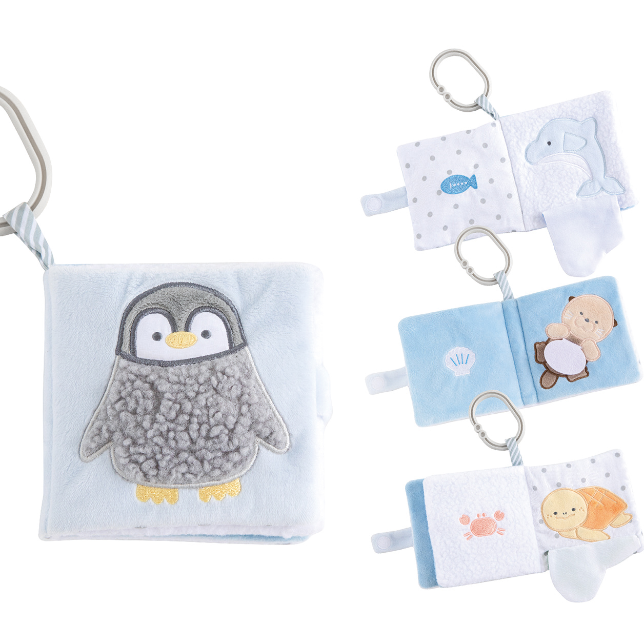 ボックス入り】布えほん・ラトル・ガーゼケット 3点セット