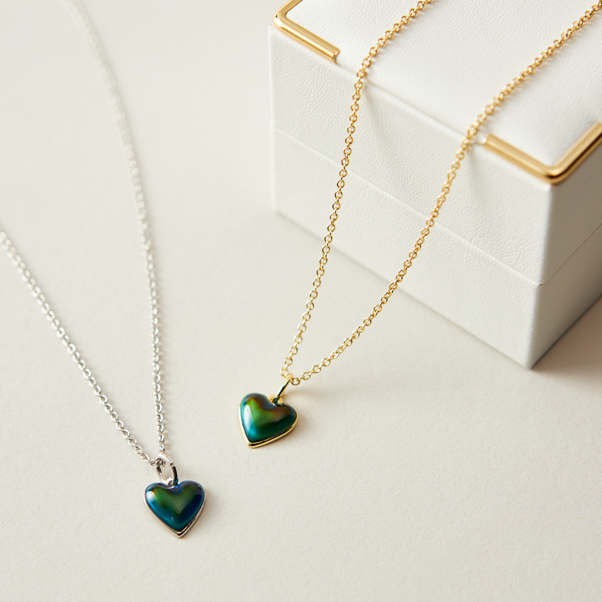 【名入れ/クリスマス限定ボックス付】カシミヤ100%マフラーとムードネックレスセット