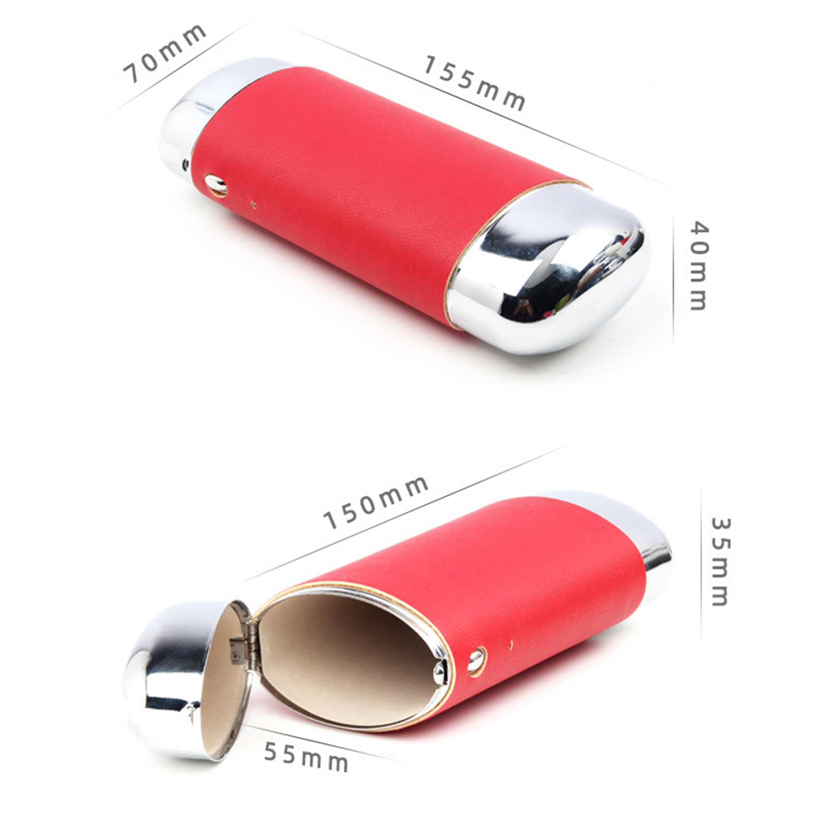 【箔押し名入れ】ワンタッチメガネケース｜ハードタイプ