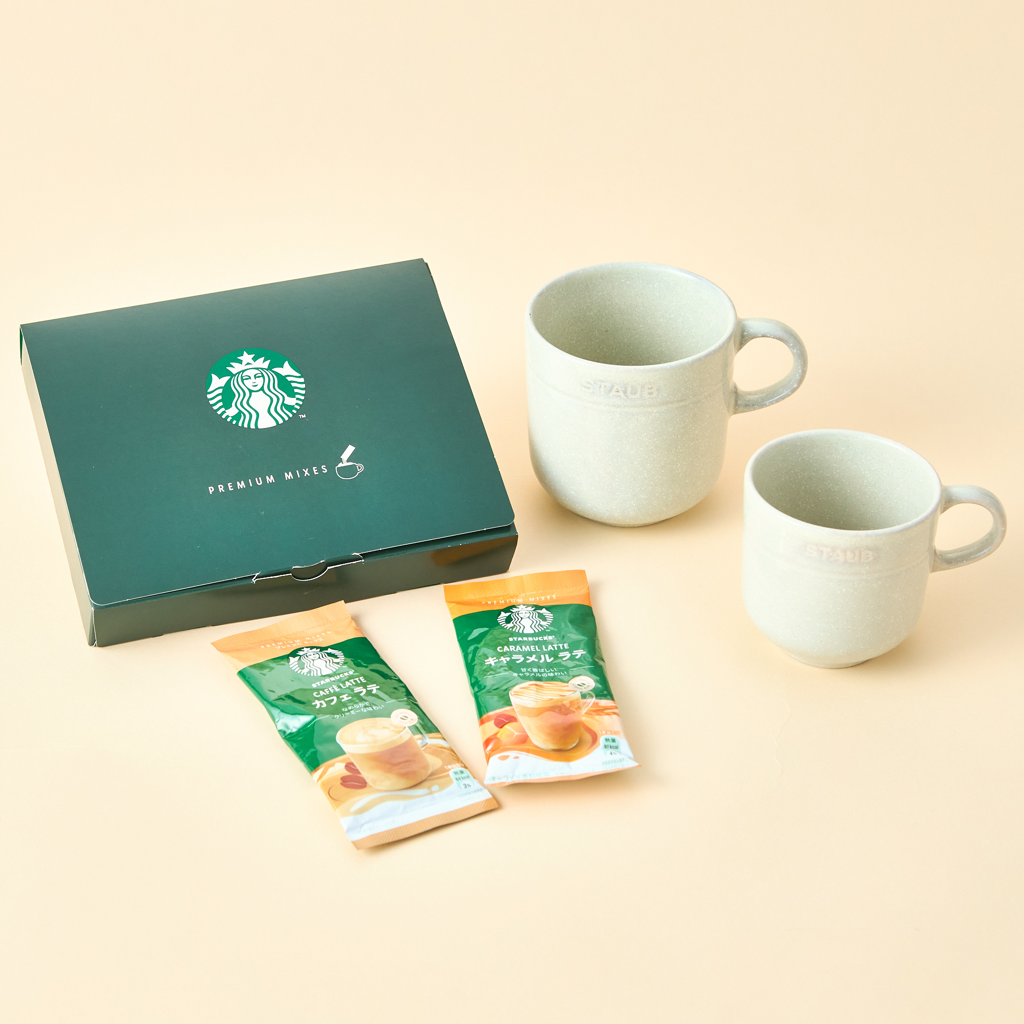 ＜ペア＞品のあるストウブマグと選べるスターバックスコーヒーのセット