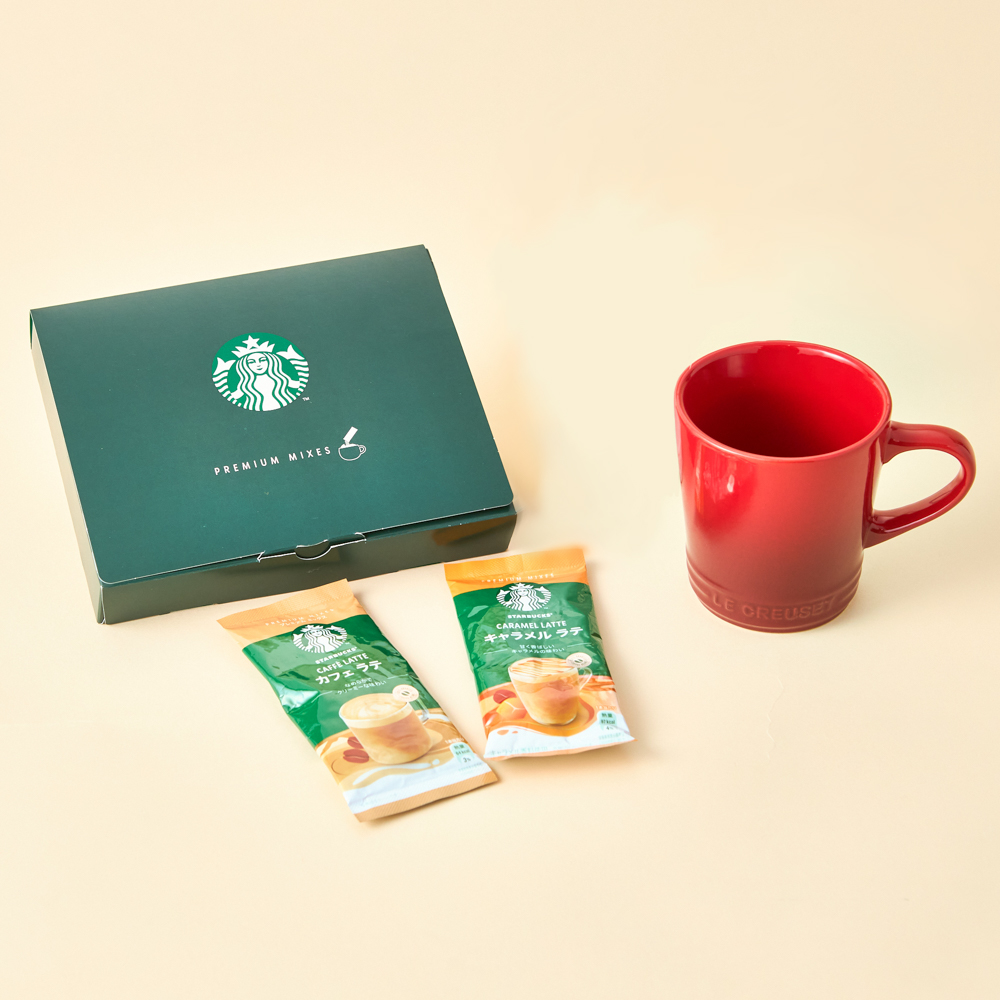 ペア＞品のあるストウブマグと選べるスターバックスコーヒーの