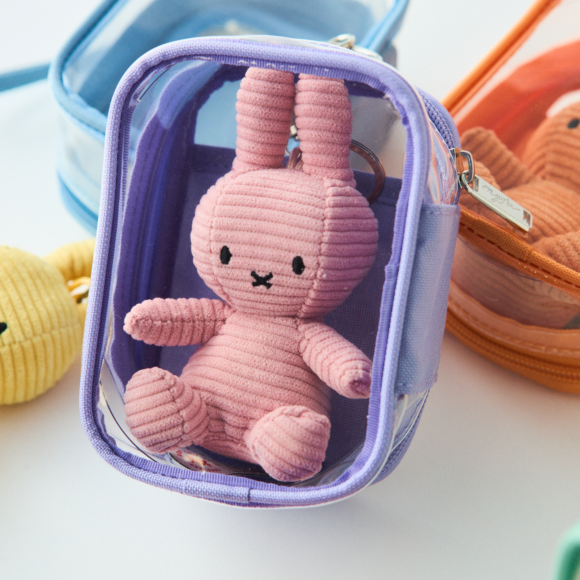 【色が選べる】推し活ポーチのミッフィーぬいぐるみキーチェーンセット