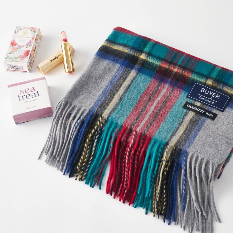 【タンプ限定名入れギフト】リップ＆ストール＆石鹼