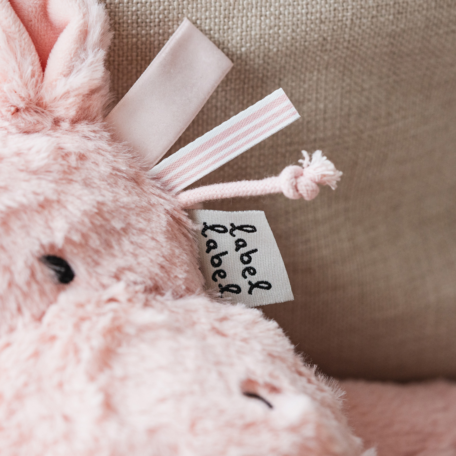 レーベルレーベル ふわふわぬいぐるみ（ヒッポーハービー）