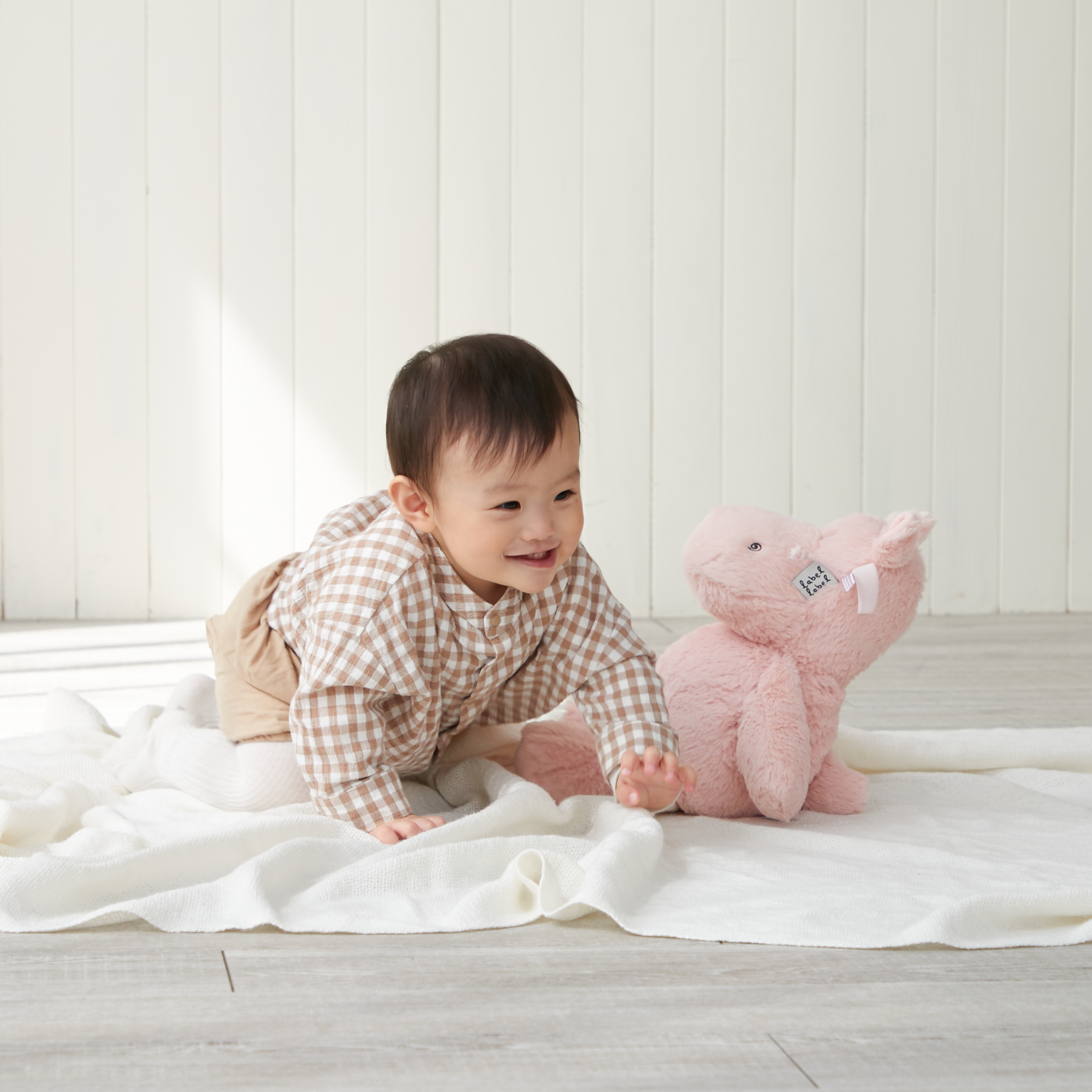 レーベルレーベル ふわふわぬいぐるみ（ヒッポーハービー）