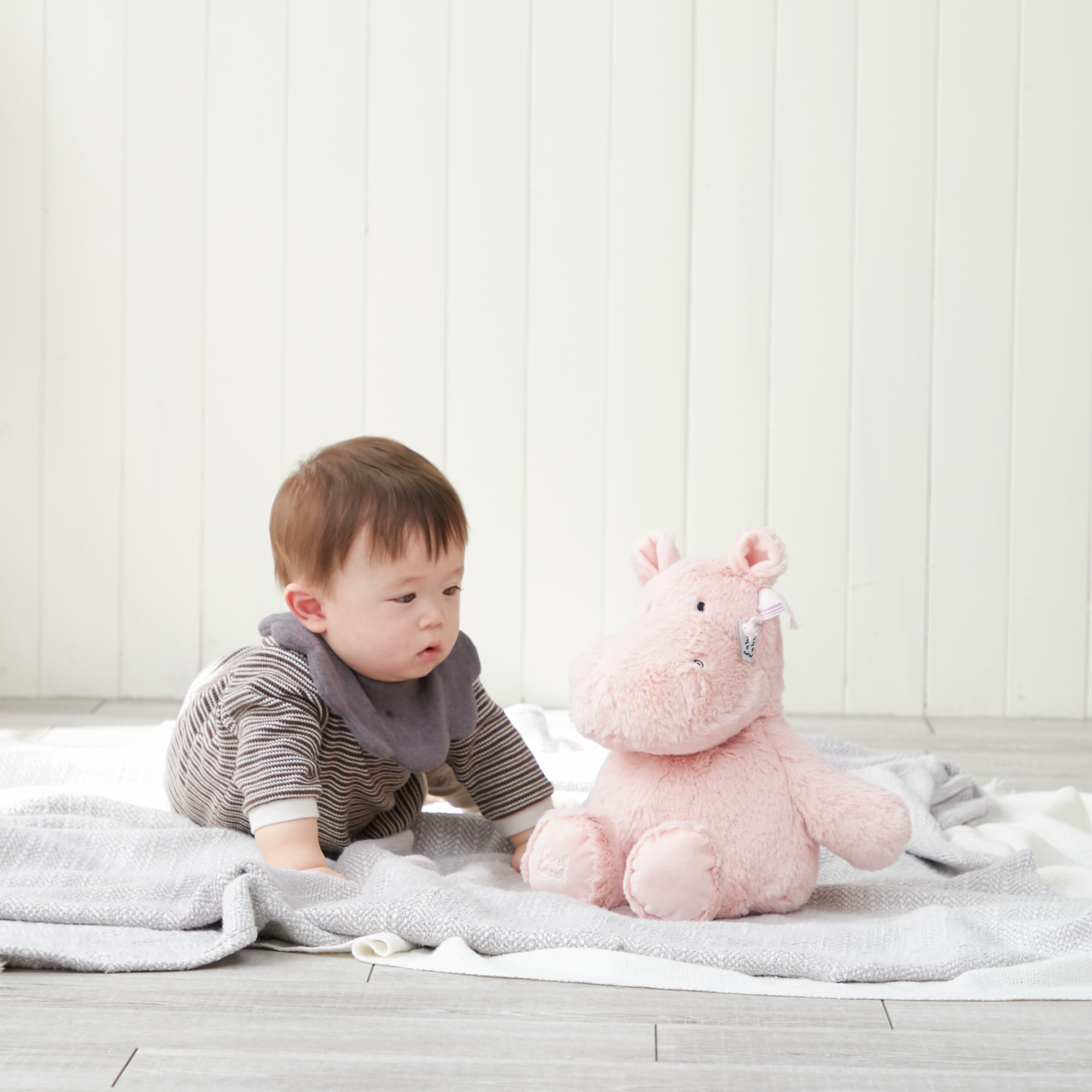 レーベルレーベル ふわふわぬいぐるみ（ヒッポーハービー）