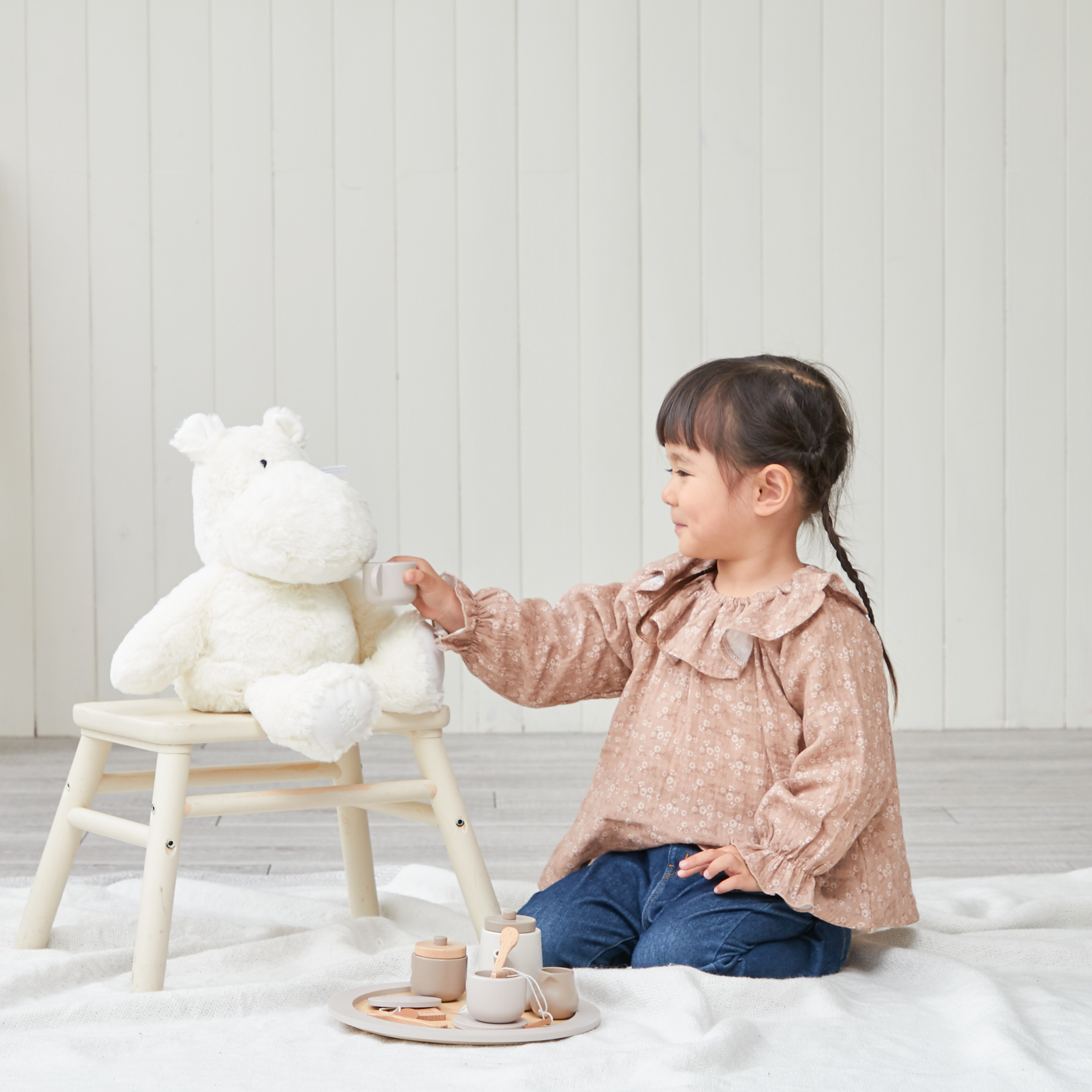 レーベルレーベル ふわふわぬいぐるみ（ヒッポーハービー）