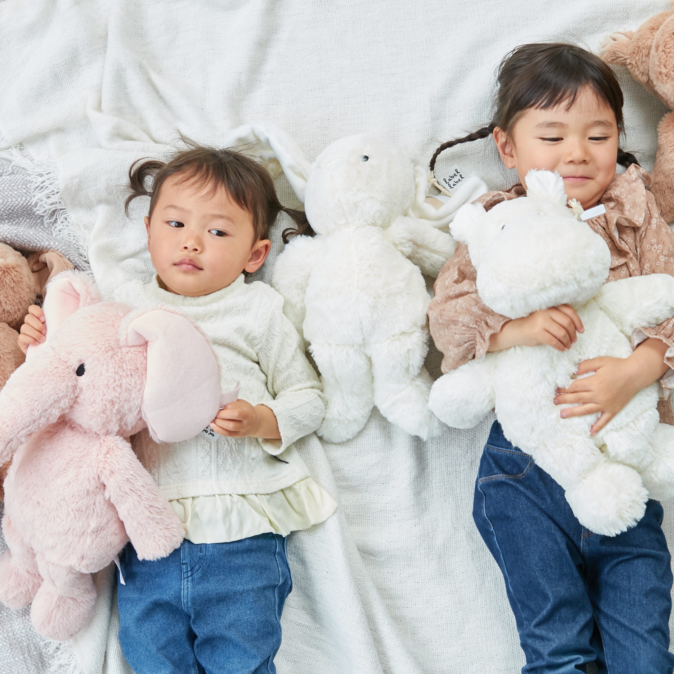 レーベルレーベル ふわふわぬいぐるみ（ヒッポーハービー）