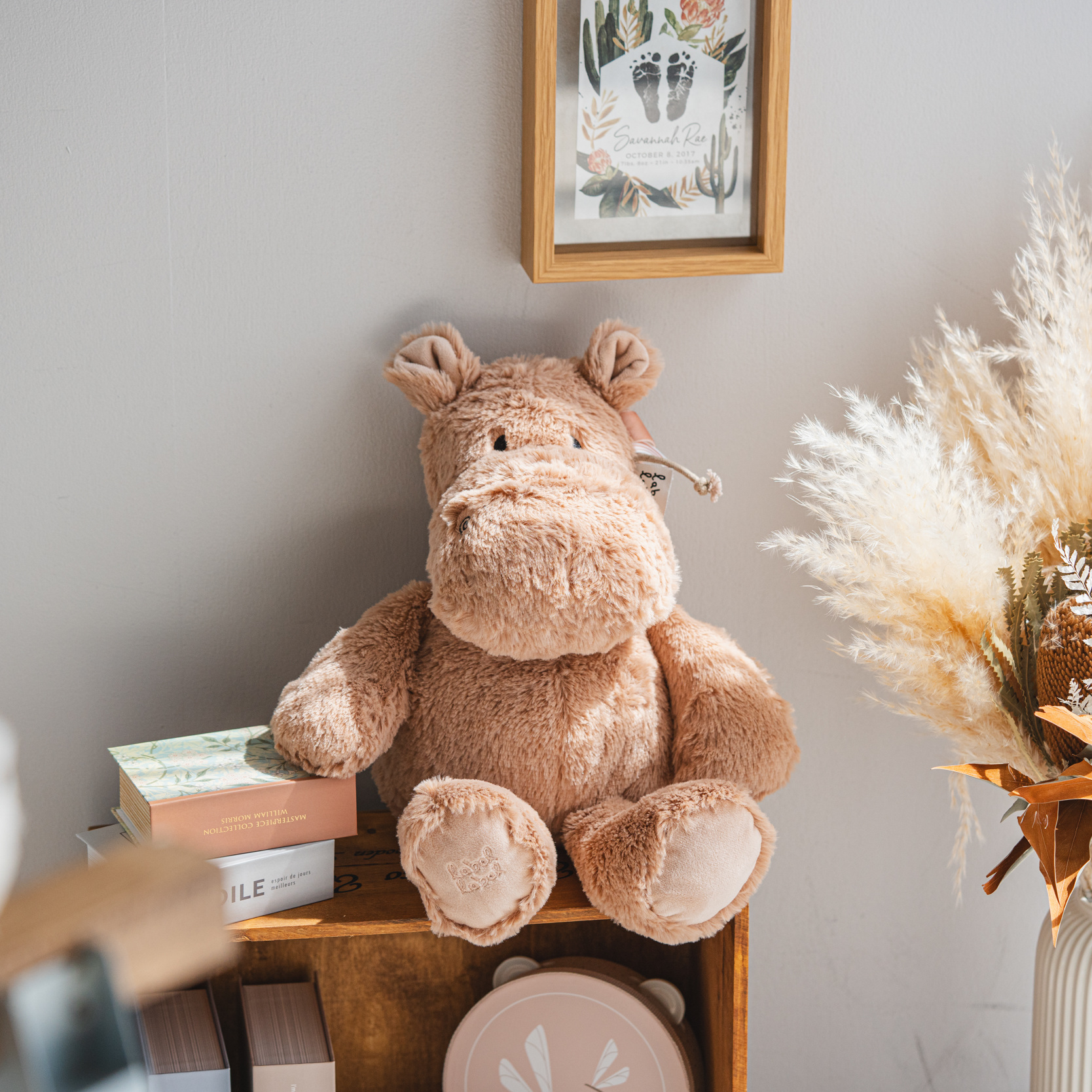 レーベルレーベル ふわふわぬいぐるみ（ヒッポーハービー）