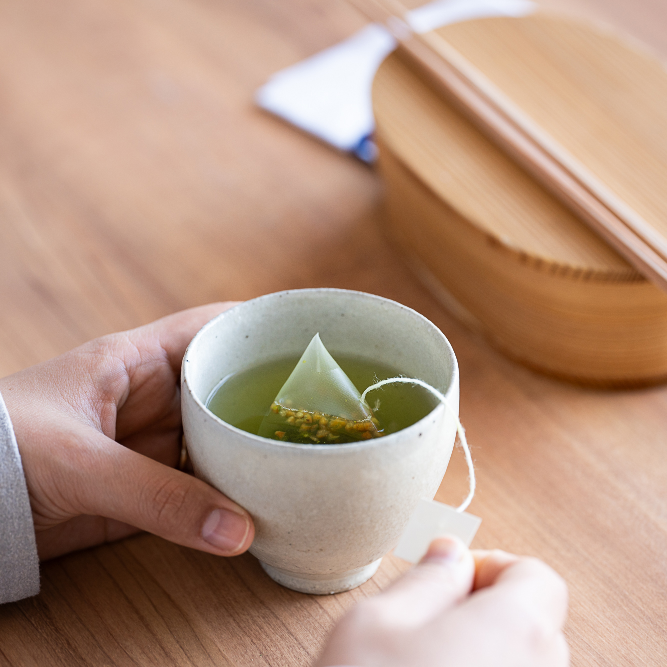 抹茶カステラとさくらとお茶セット