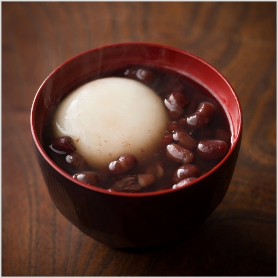 ぜんざいとどら焼き　さくらとお茶セット