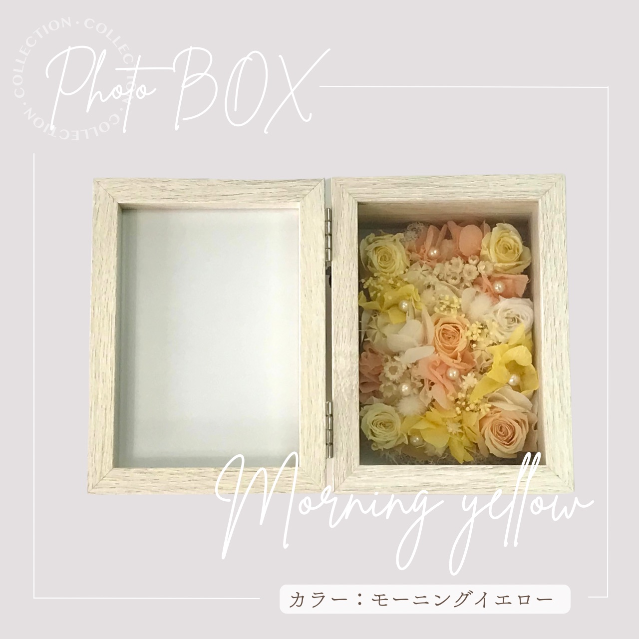 フォト&クラフトフレーム(ピュアシリーズ）ペットちゃんのお供え(M)