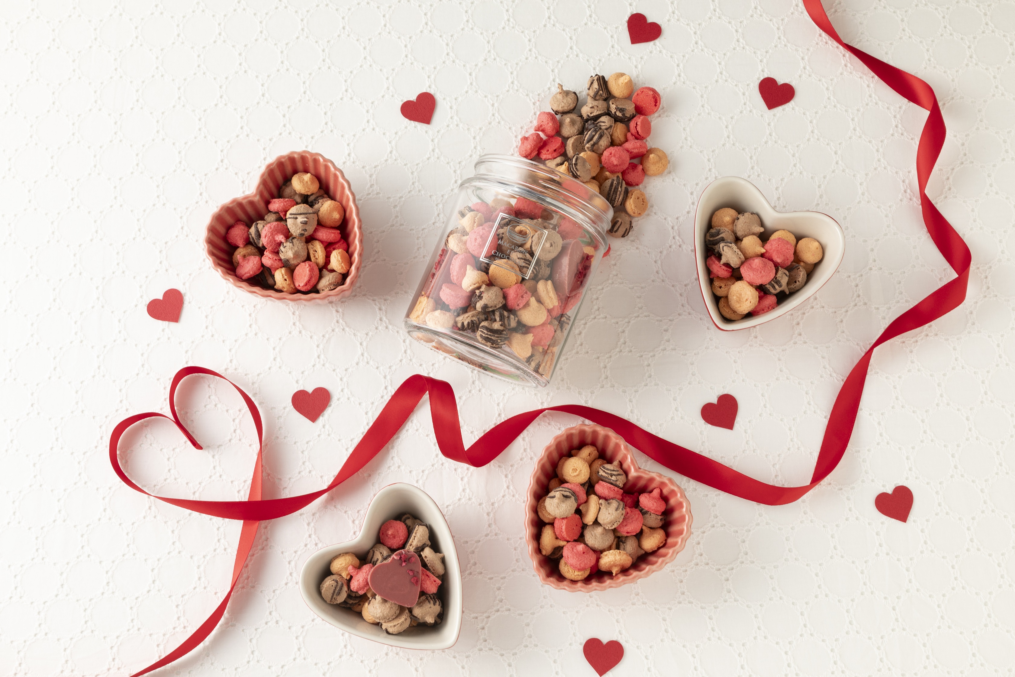 【ショッパー付/バレンタイン限定】マカロンボーロ ショコラ M