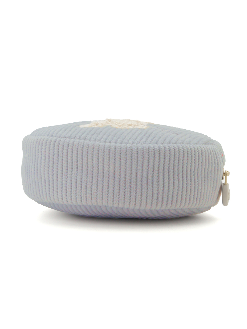 【WOMEN】トイプードルワンポイントリブポーチ＆ハンドタオル