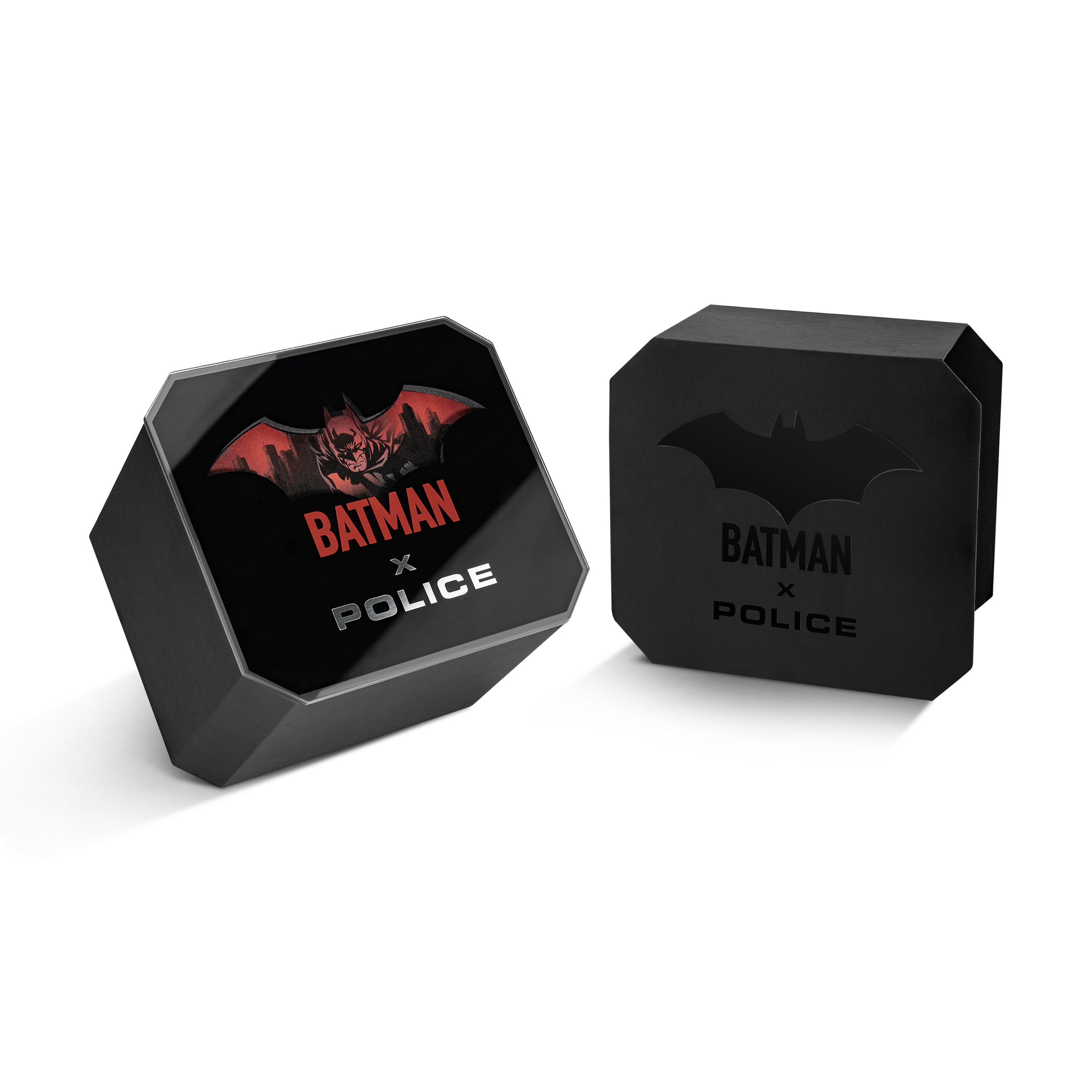 【POLICE×BATMAN】BATARANG コードブレスレット｜専用BOX付き