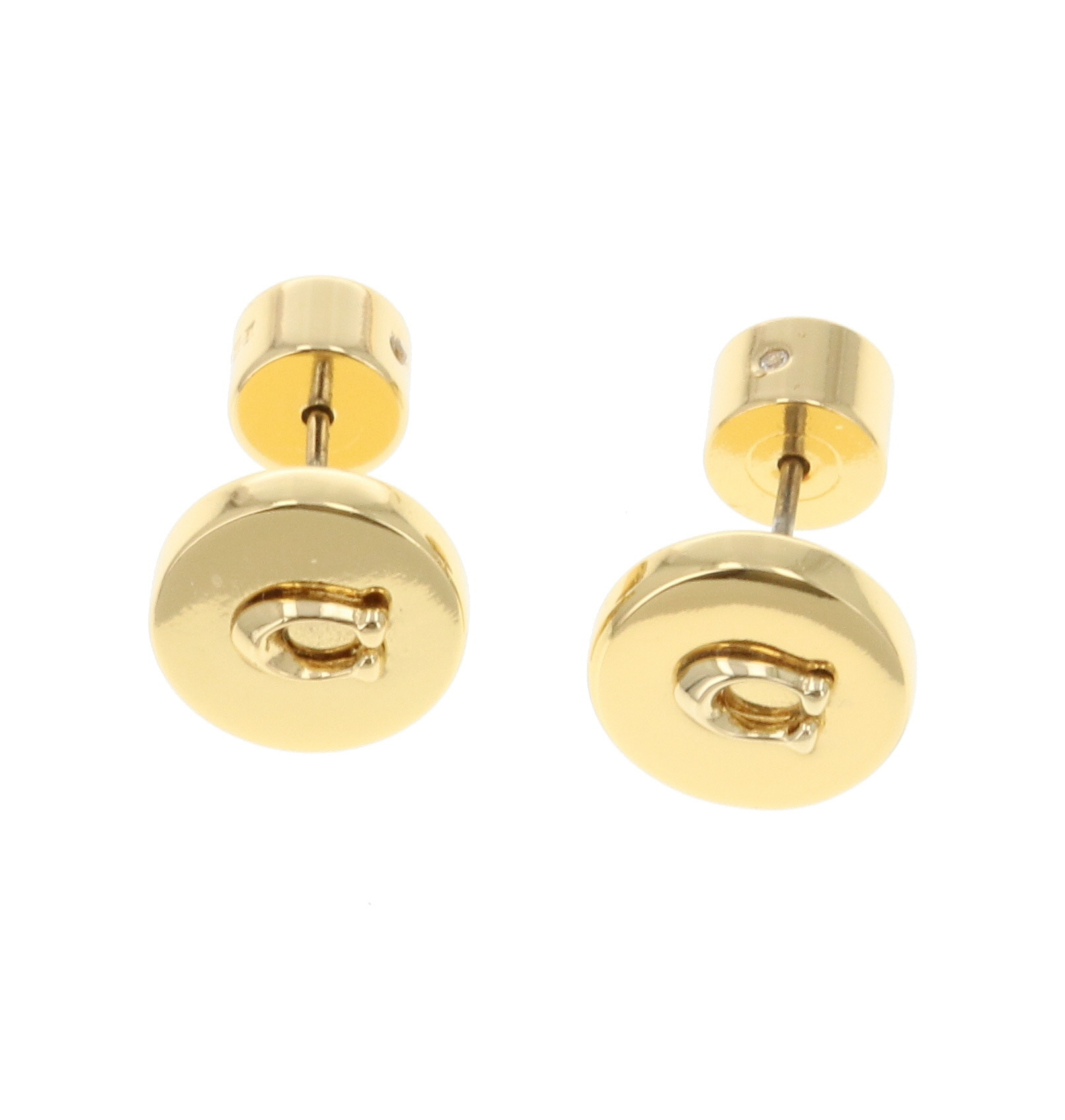 COACH シグネチャーロゴサークルピアス