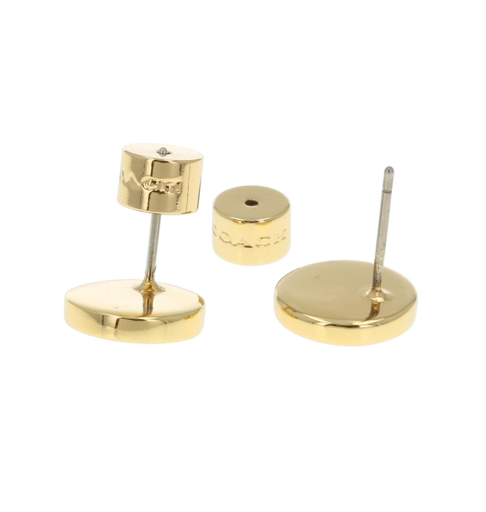 COACH シグネチャーロゴサークルピアス