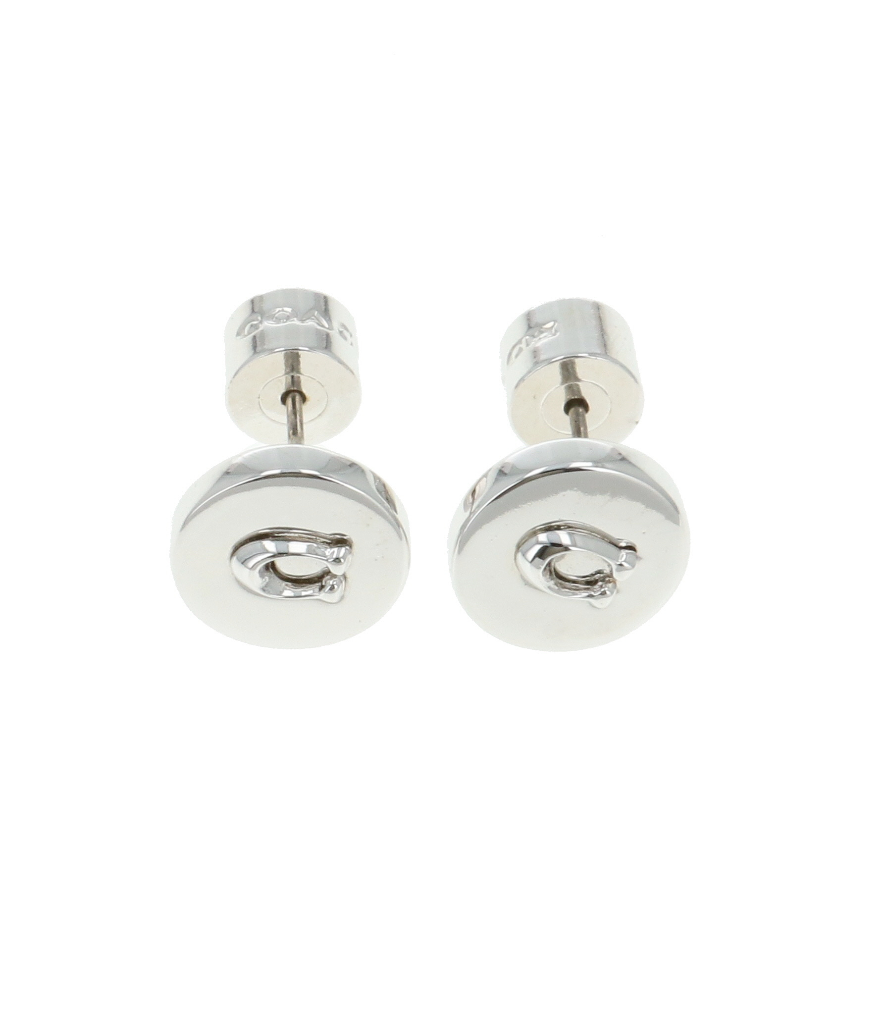 COACH シグネチャーロゴサークルピアス