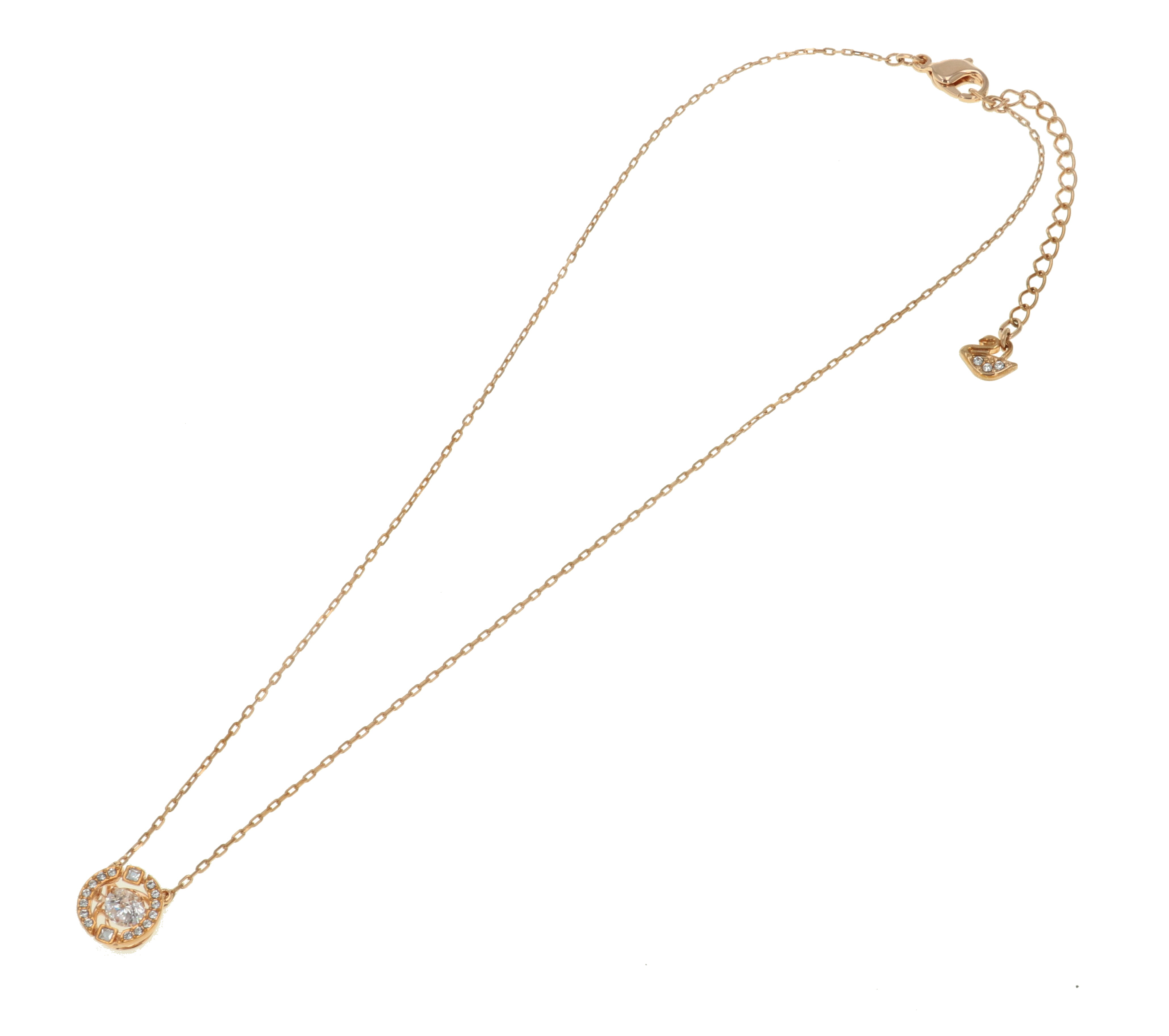 Una スパークリングダンスラウンドカットネックレス