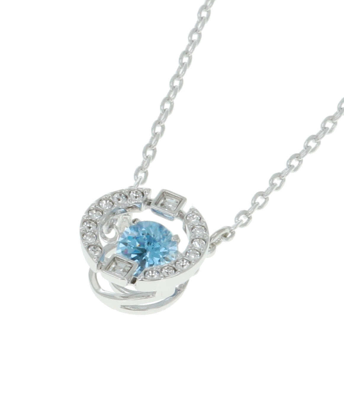 Una スパークリングダンスラウンドカットネックレス