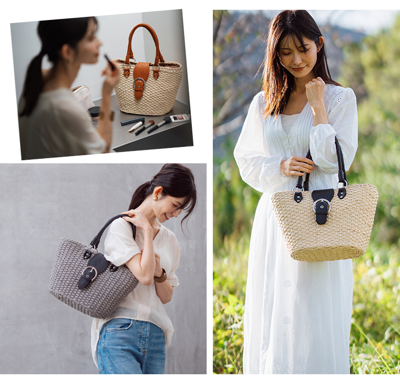 【チクチクしない】 かごバッグ カゴバック 誕生日 記念日 プレゼント トートバッグ 209