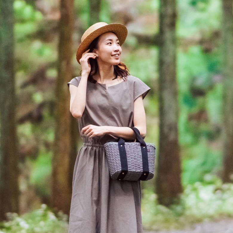 【チクチクしない優しい肌触り】 かごバッグ 斜めがけ 2way ショルダー トートバッグ 251